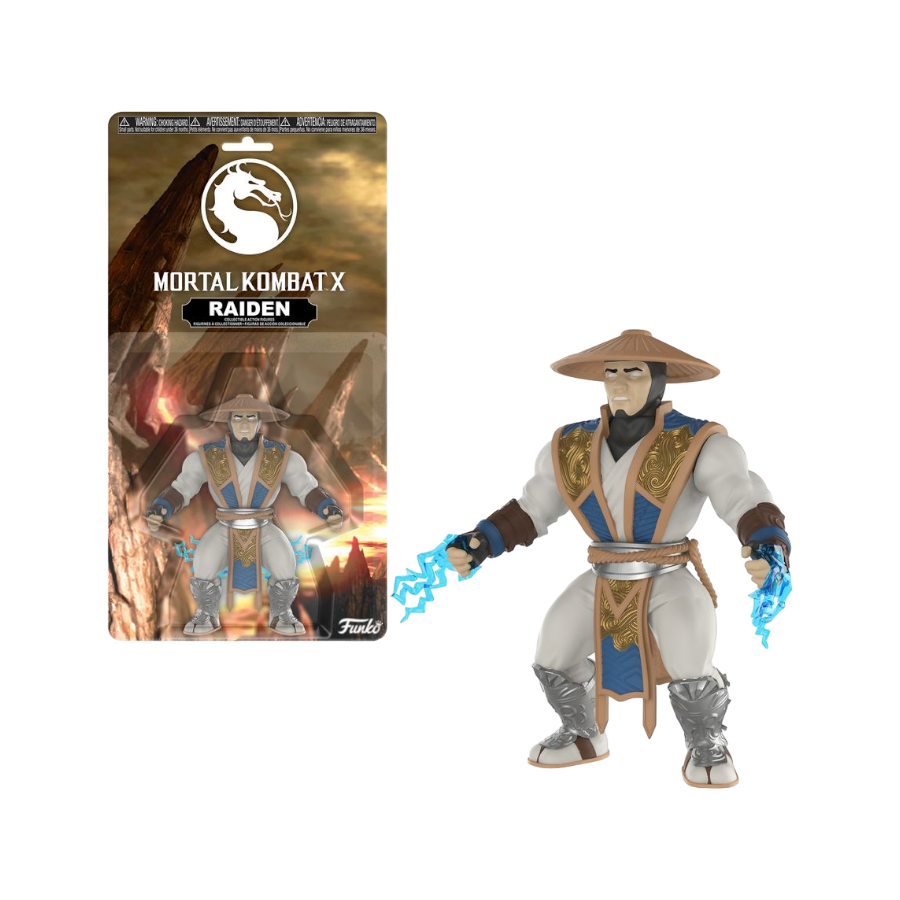 Raiden figure Mortal Kombat X action toy for collectors shelf