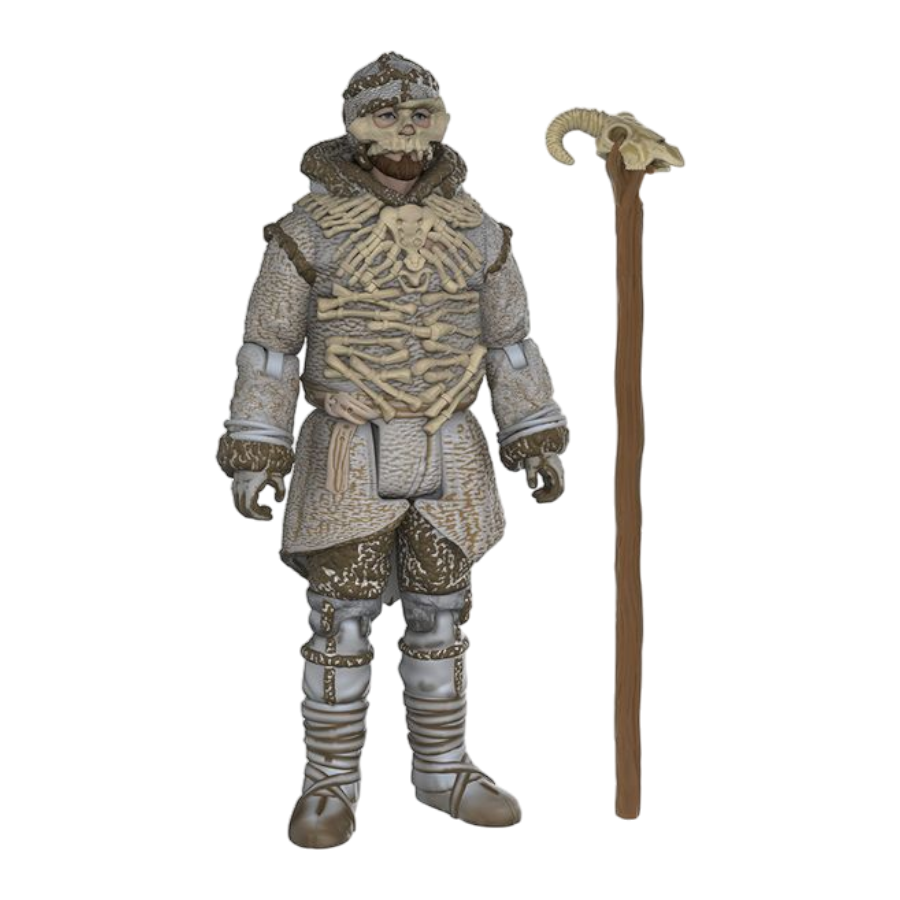 Rattleshirt Game of Thrones figure with bone armor and weapon
