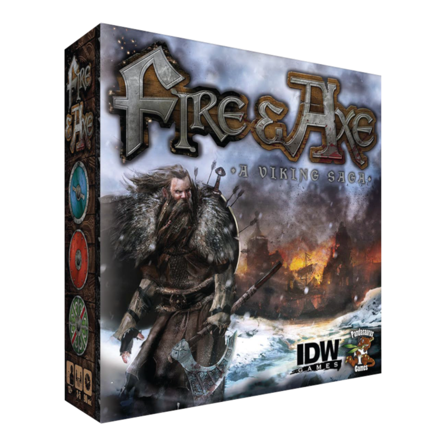 Fire & Axe Viking strategy game with Norse board game design