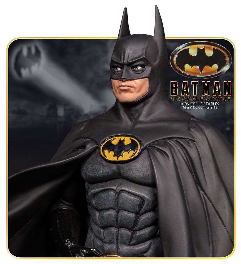 Batman (1989) - Michael Keaton Batman 1:6 Scale Statue Ikon