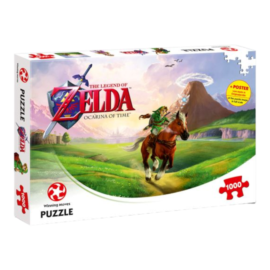 Legend of Zelda 1000 piece puzzle with Link and Epona
