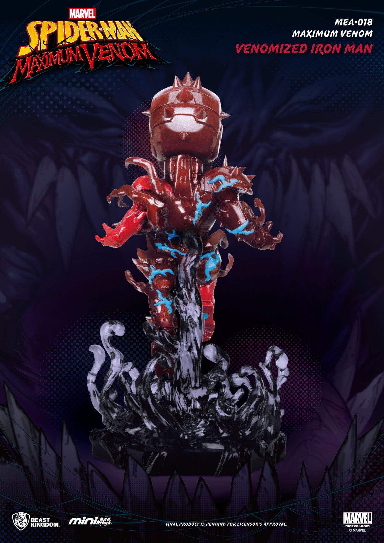 Beast Kingdom - Mini Egg Attack Maximum Venom Venomised Iron Man