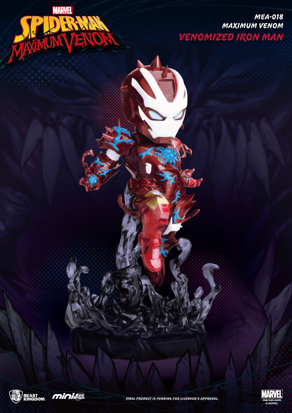 Beast Kingdom - Mini Egg Attack Maximum Venom Venomised Iron Man