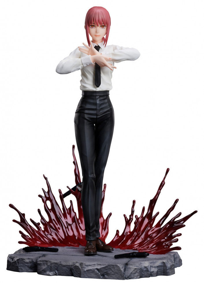 Chainsaw Man Makima figure with base in 1/7 scale pose