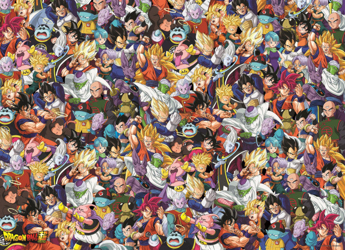 Dragon Ball Z anime puzzle 1000 piece by Clementoni