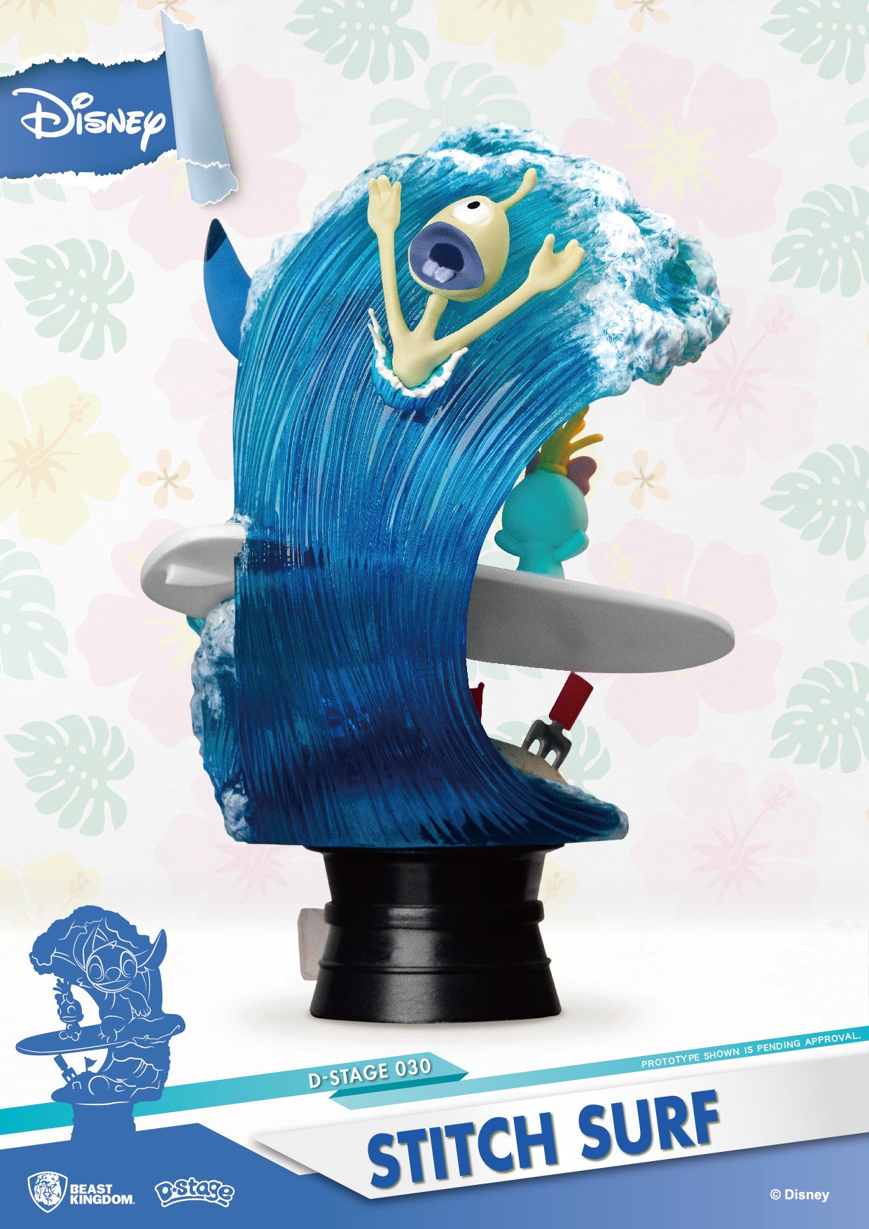 Disney Beast Kingdom D Stage - Lilo & Stitch Stitch Surf