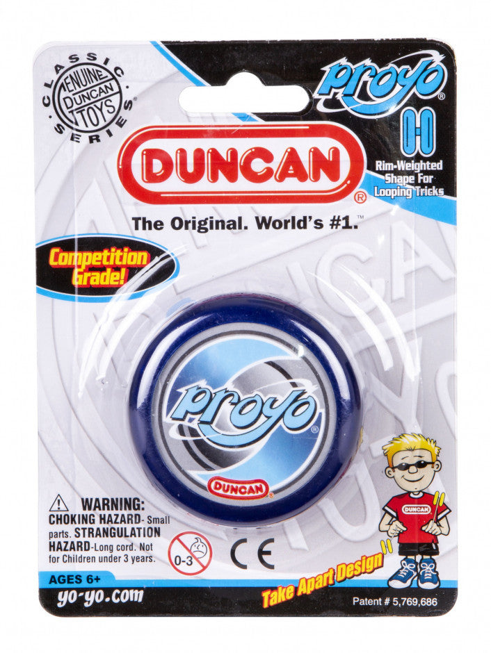 Duncan Imperial YoYo with red and blue sidecap colors