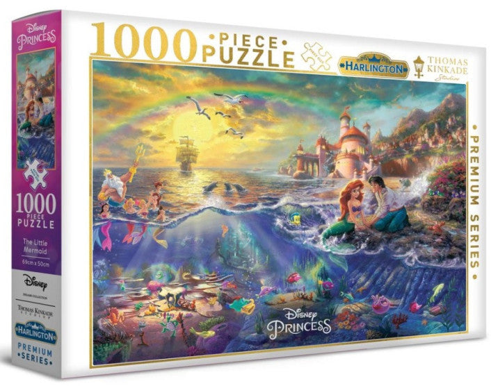 The Little Mermaid 1000 piece puzzle Thomas Kinkade