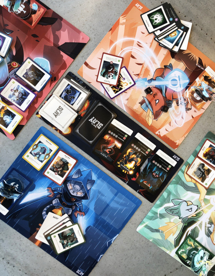 Here to Slay fantasy strategy card game with dice