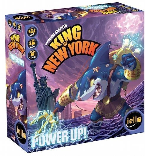 King of New York game expansion with Mega Shark and powers