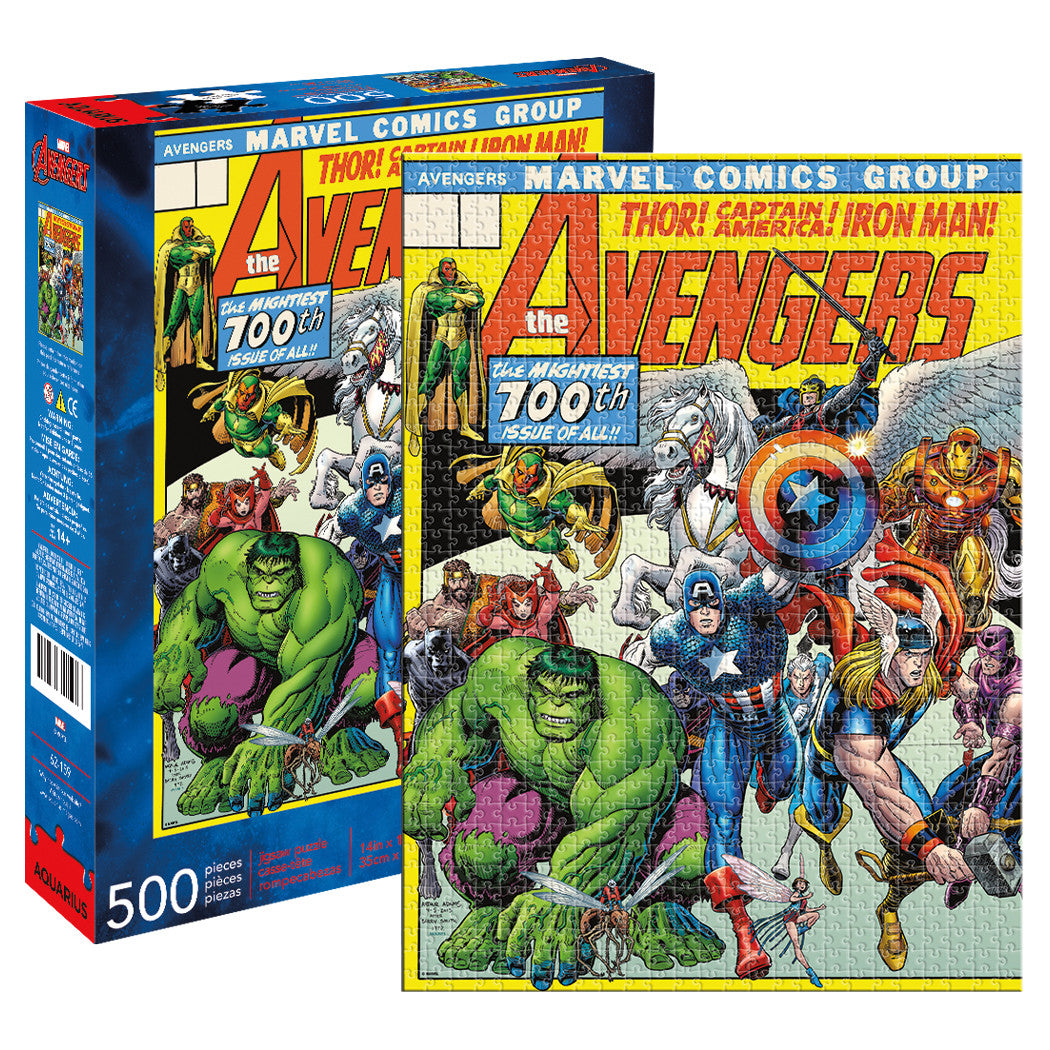 Aquarius Puzzle - Marvel Avengers Cover - 500 pieces
