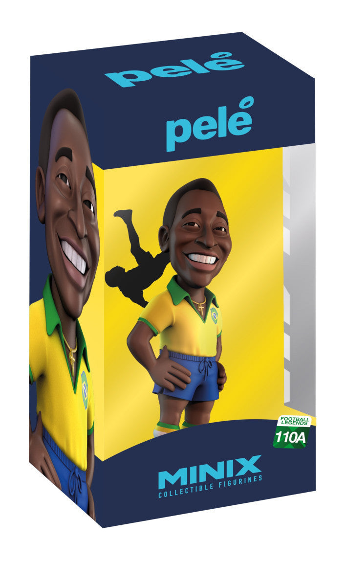 MINIX football figure Brazil Pele collectible display piece