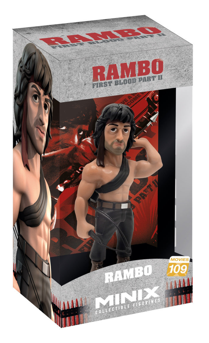 Rambo figure Sylvester Stallone mini figure with bow