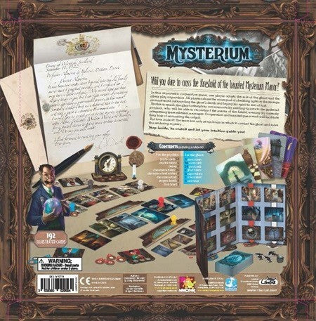 Mysterium cooperative murder mystery board game box