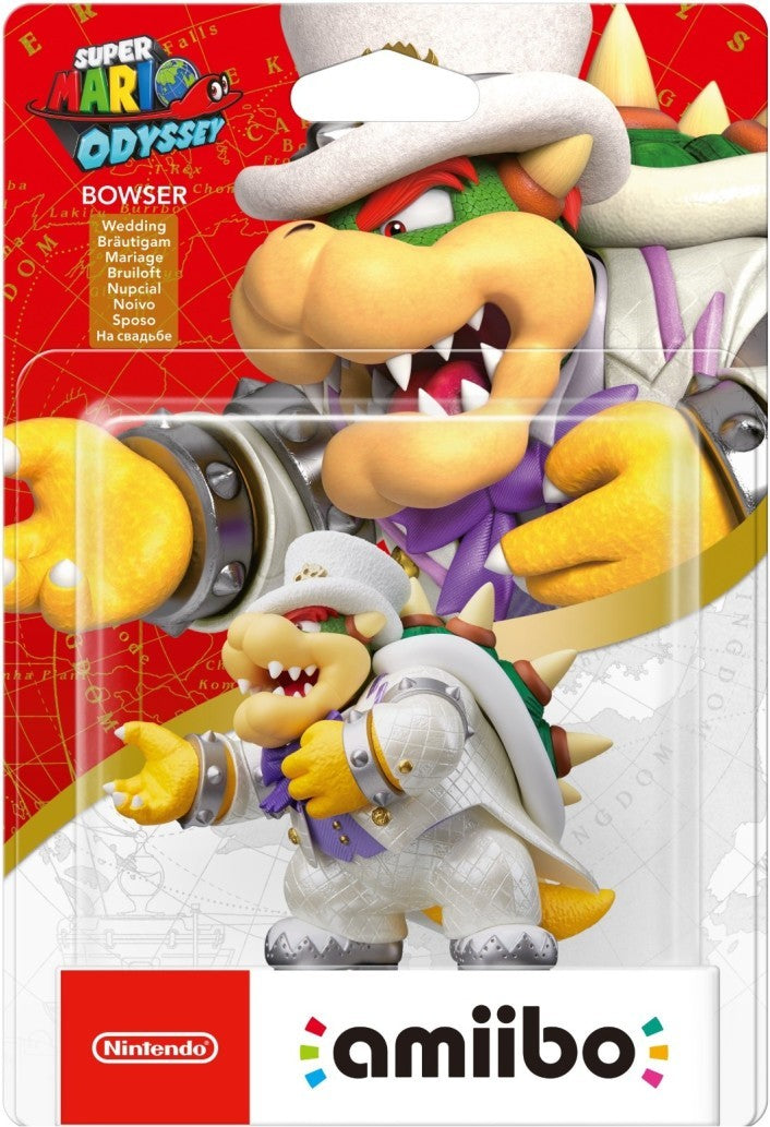 Bowser amiibo figure in Super Mario Odyssey costume