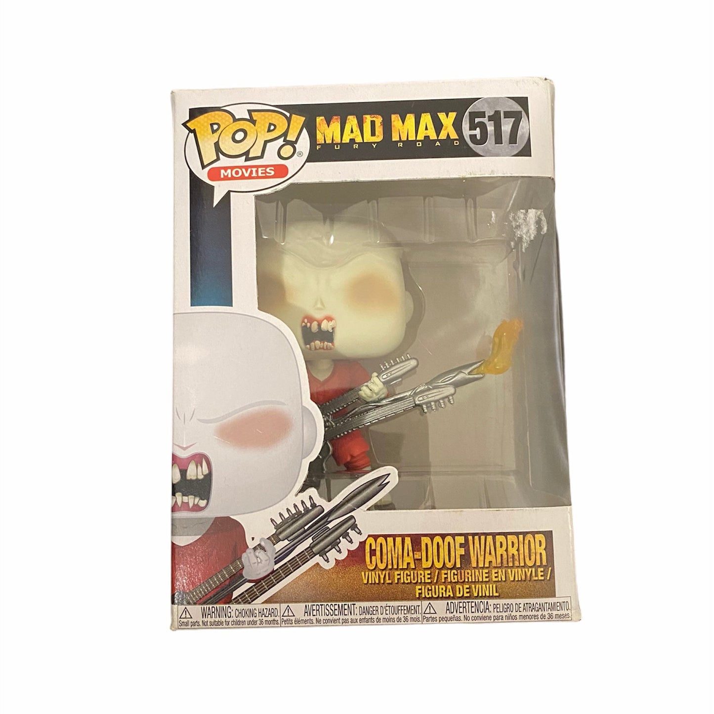 Mad Max Funko Pop Coma Doof Warrior vinyl figure display