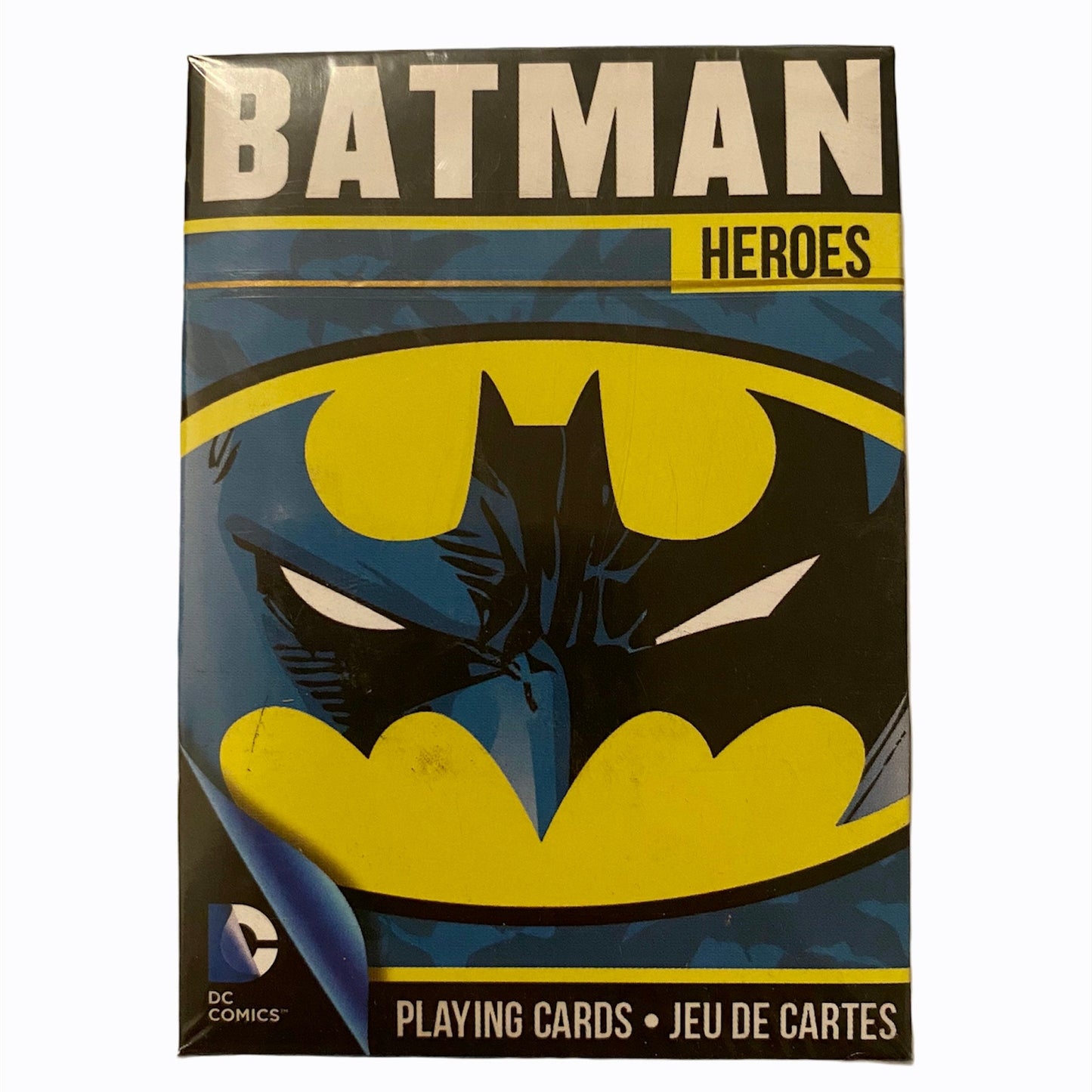 Batman playing cards deck with DC Comics hero illustrations