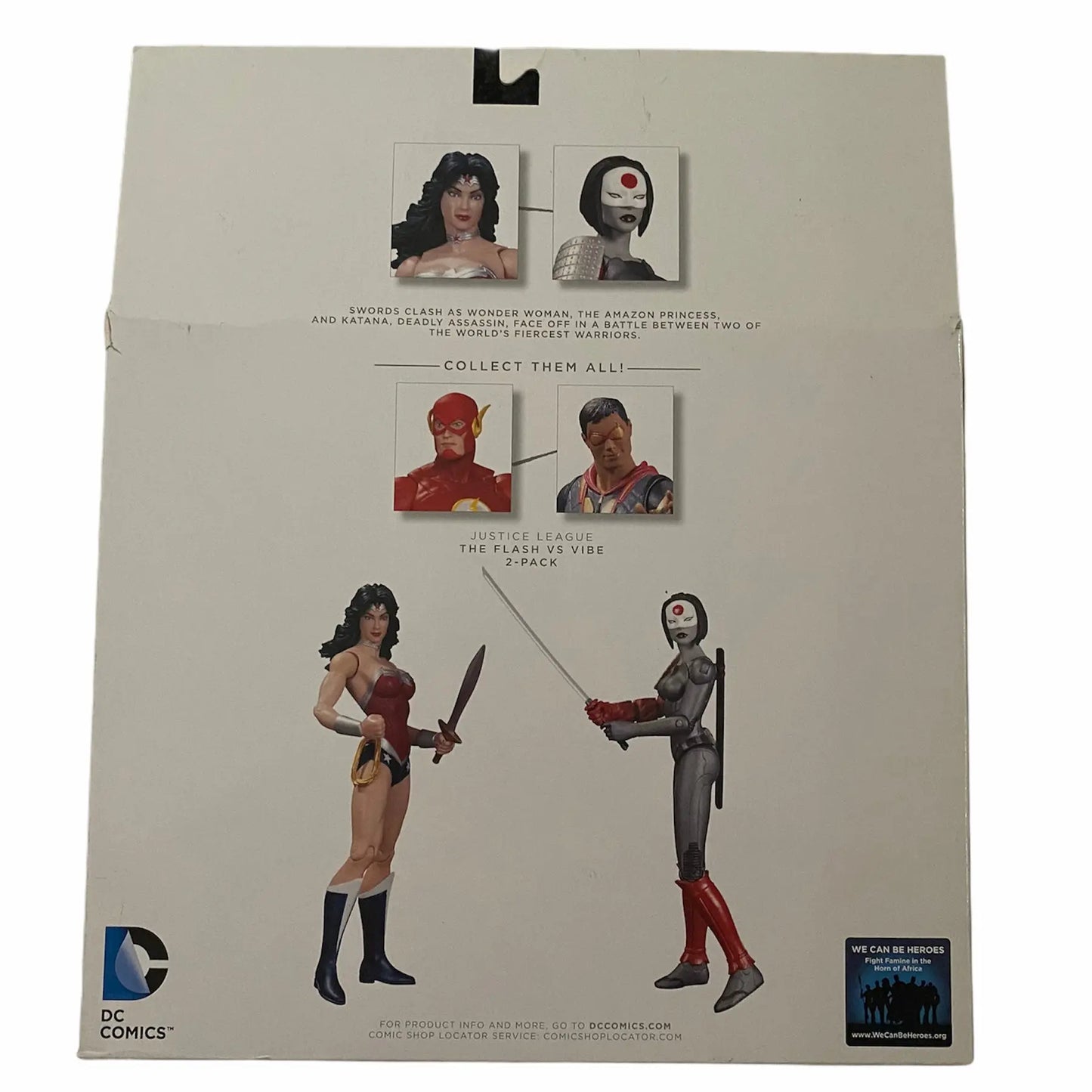 Wonder Woman and katana man DC comics action figures