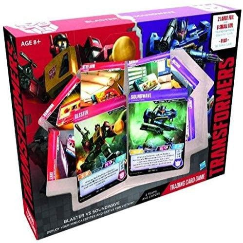 Transformers TCG Blaster vs Soundwave trading card deck