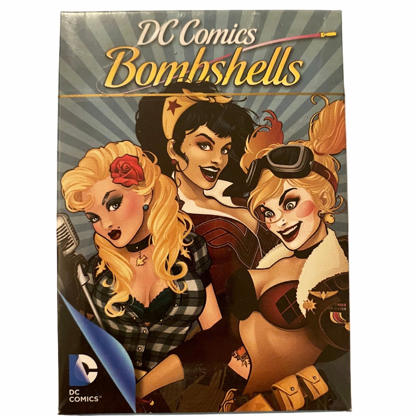 DC playing cards Bombshells set with collectible character art