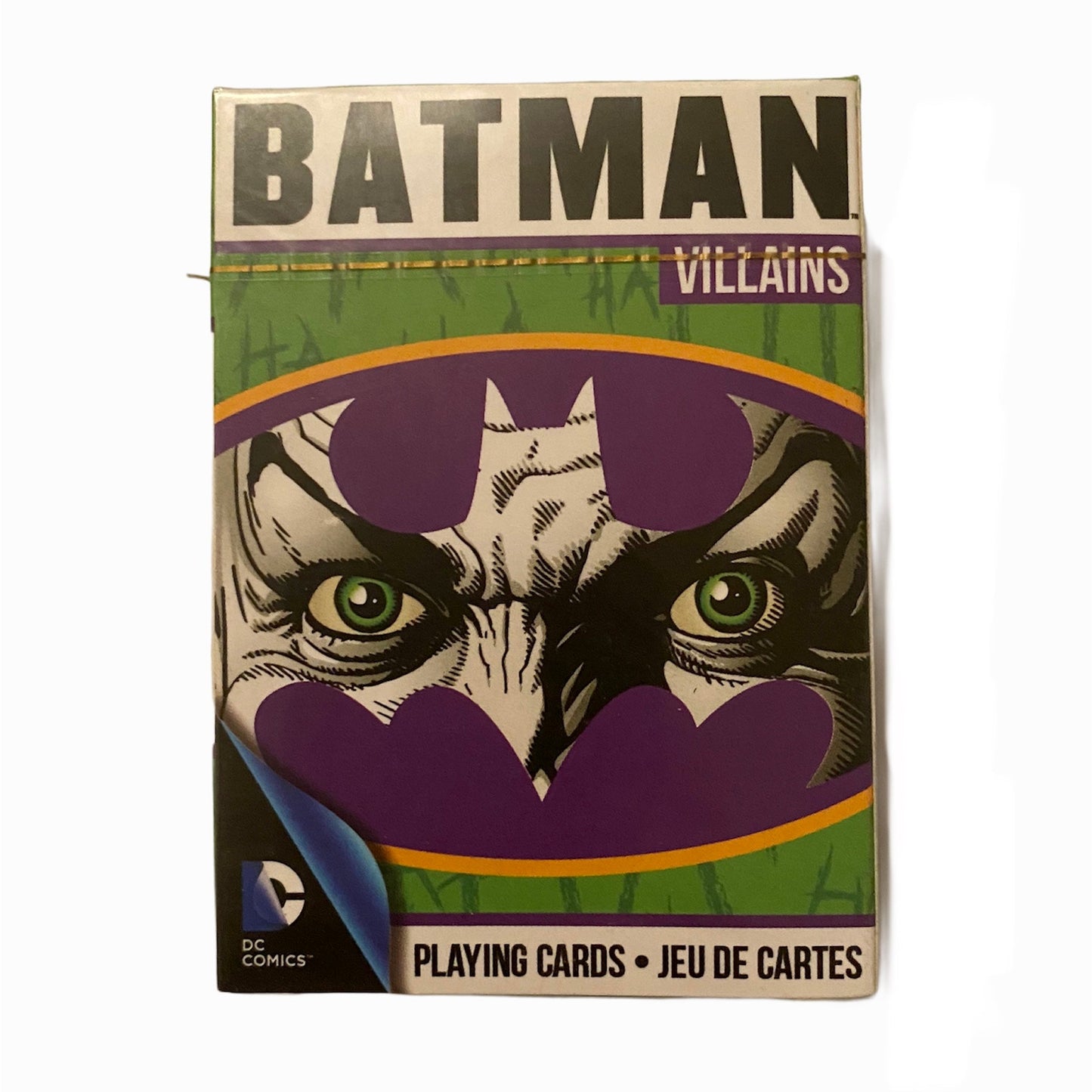 DC Comics Batman playing cards Joker and villains deck