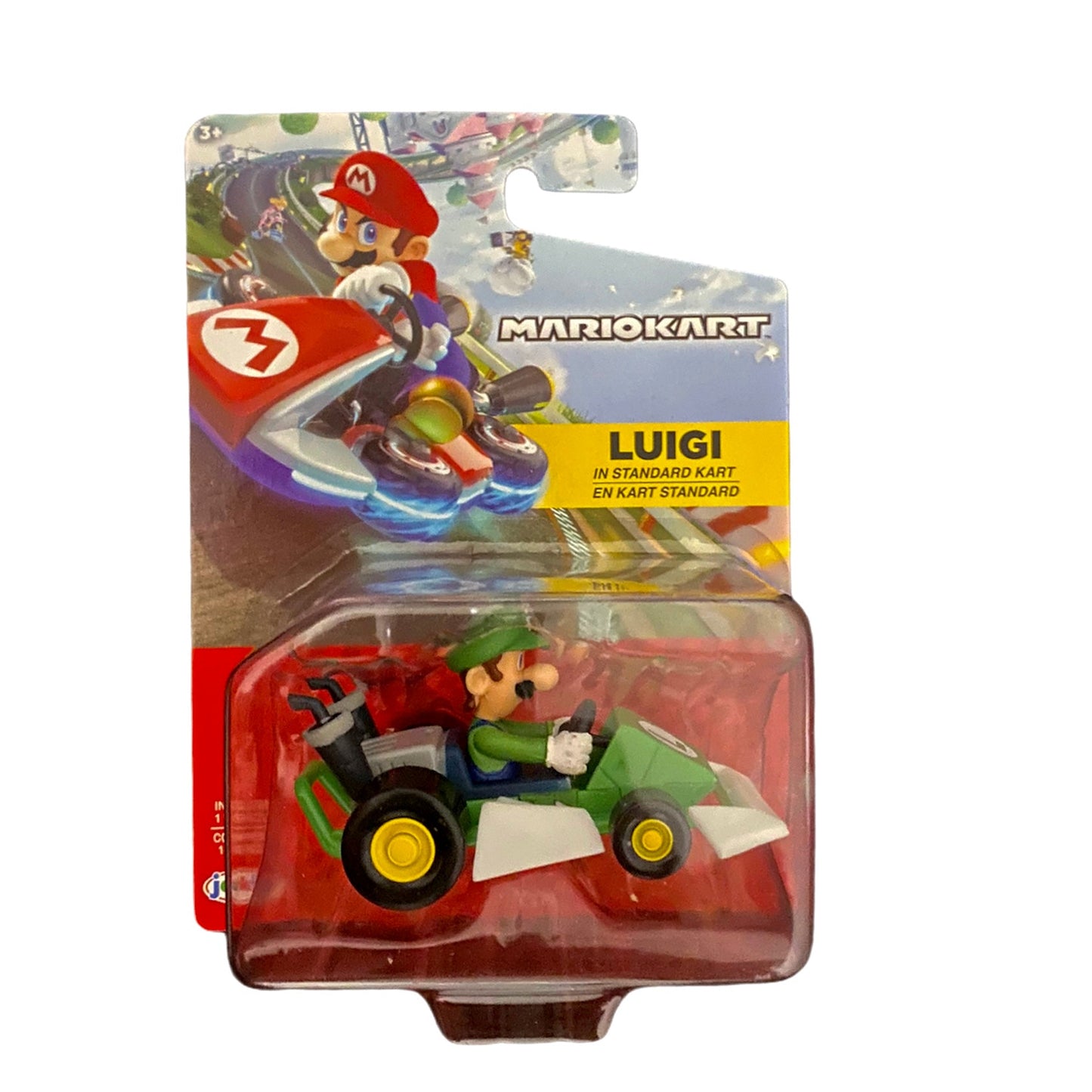 World of Nintendo Luigi figure collectible Mario kart