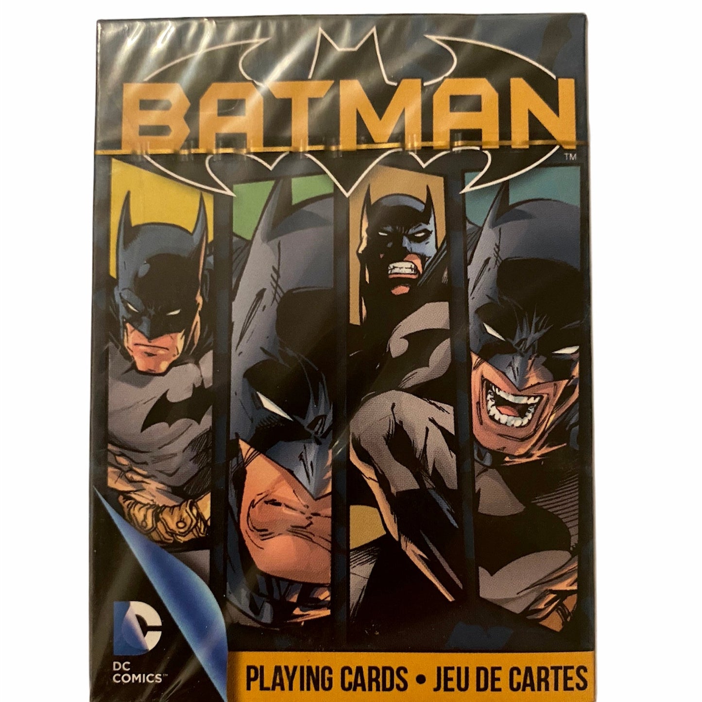Batman card deck with official DC Comics playing cards