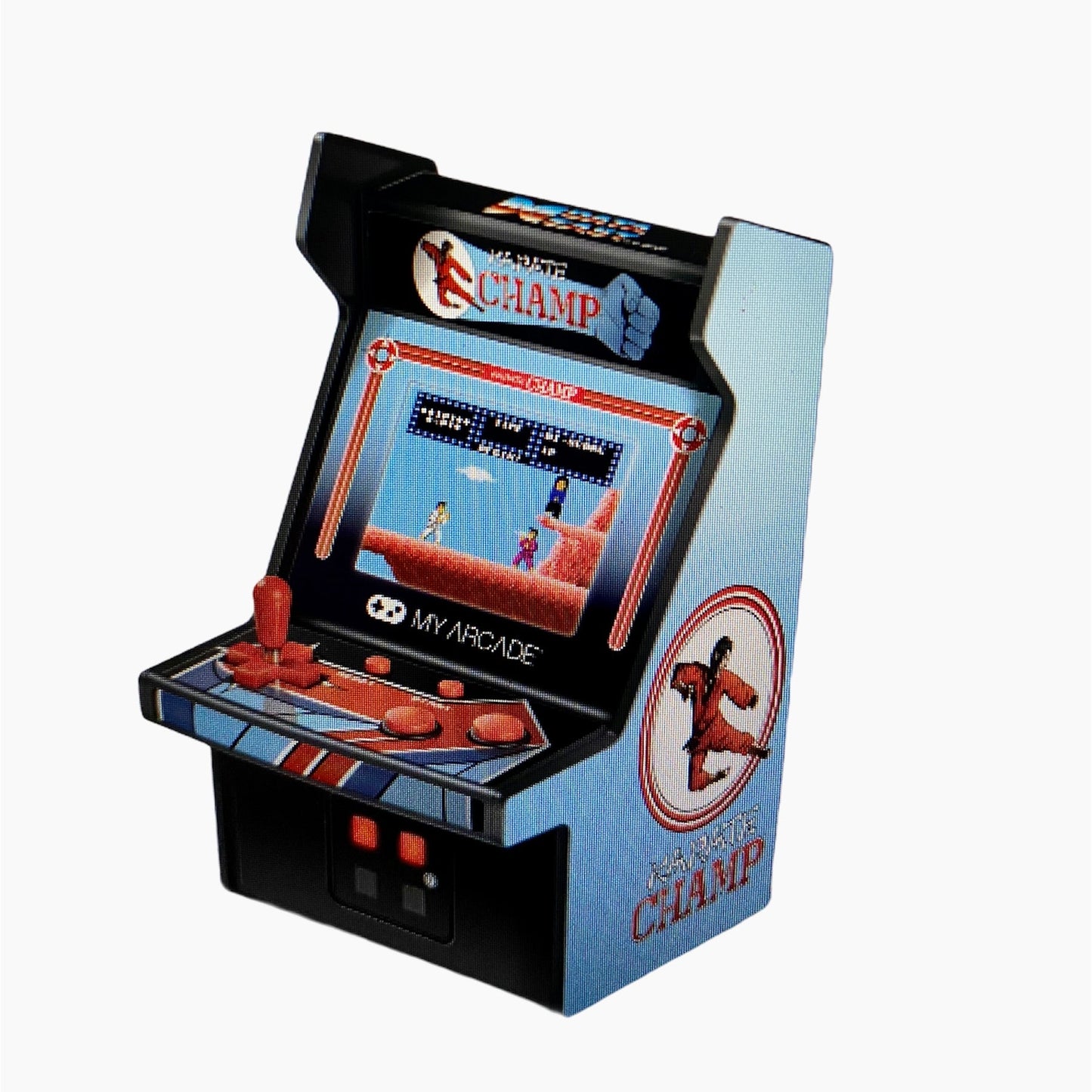 Karate Champ arcade mini cabinet by My Arcade