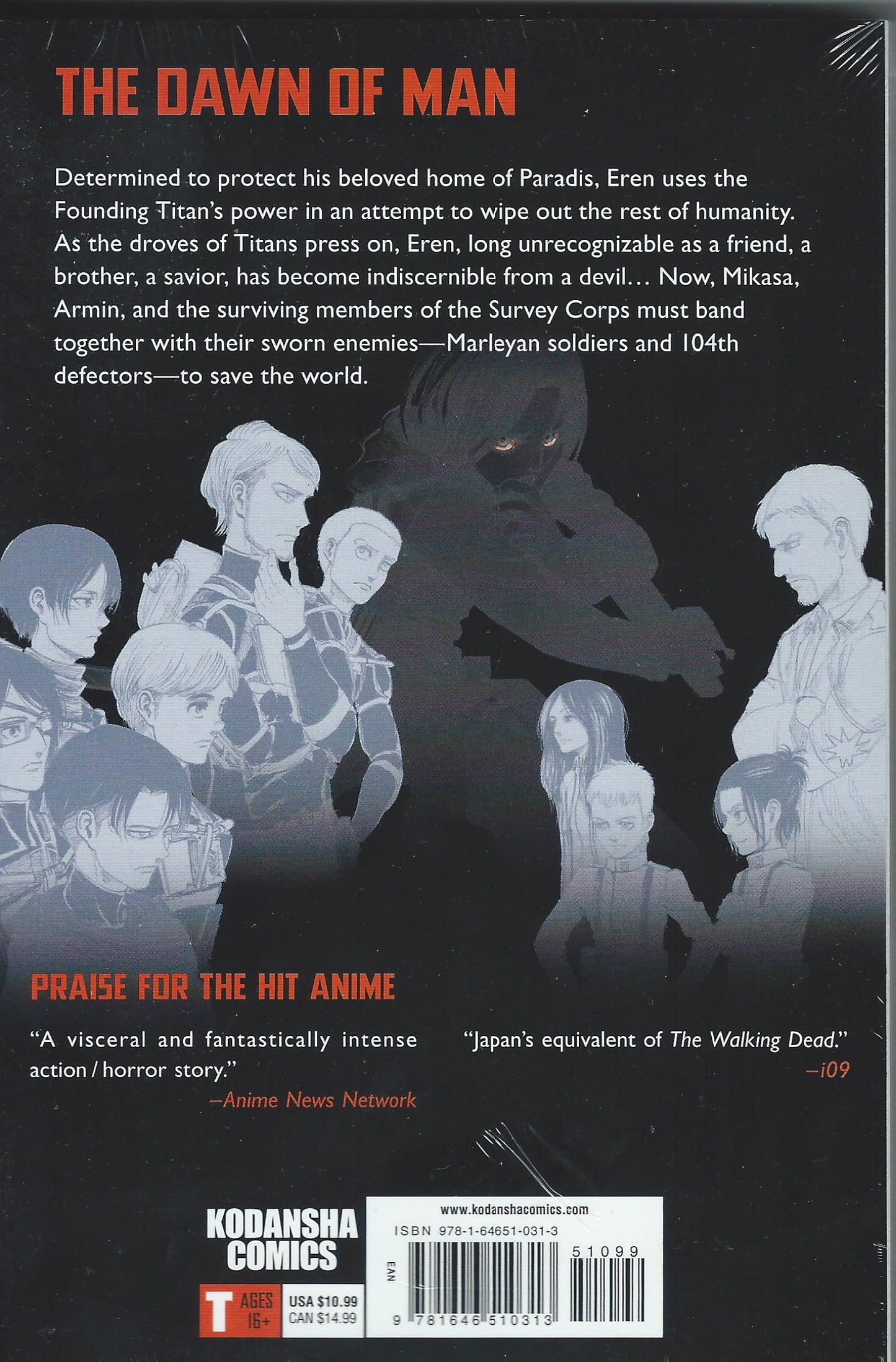 Attack on Titan manga volume 32 cover close-up image