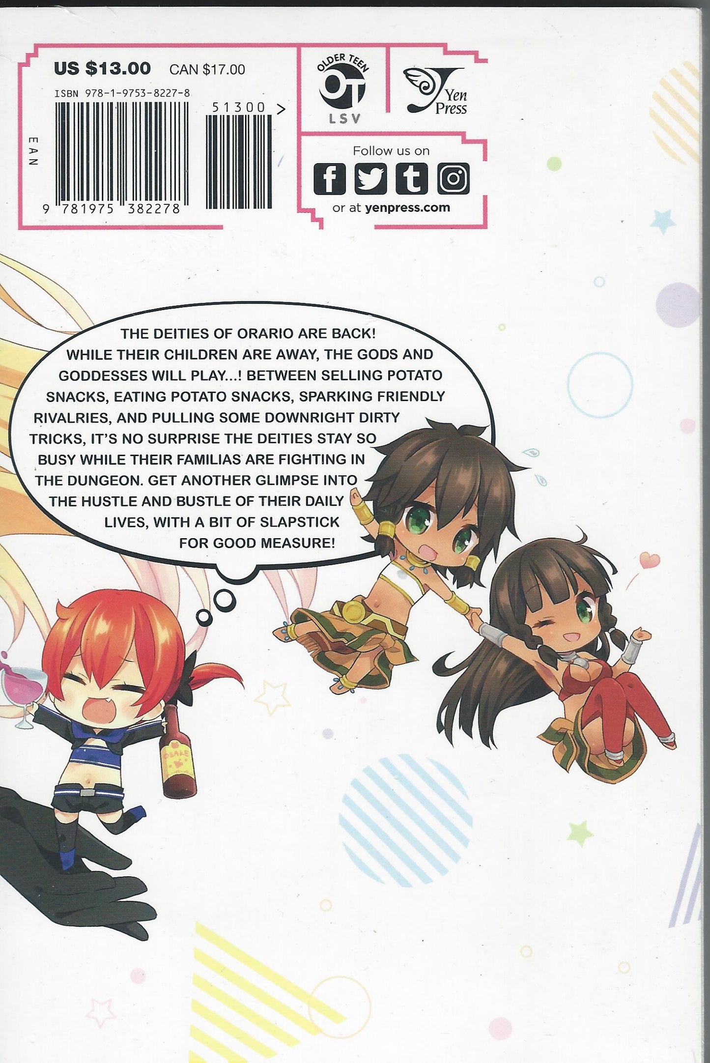 DanMachi comic cover Odd Days of Goddess manga