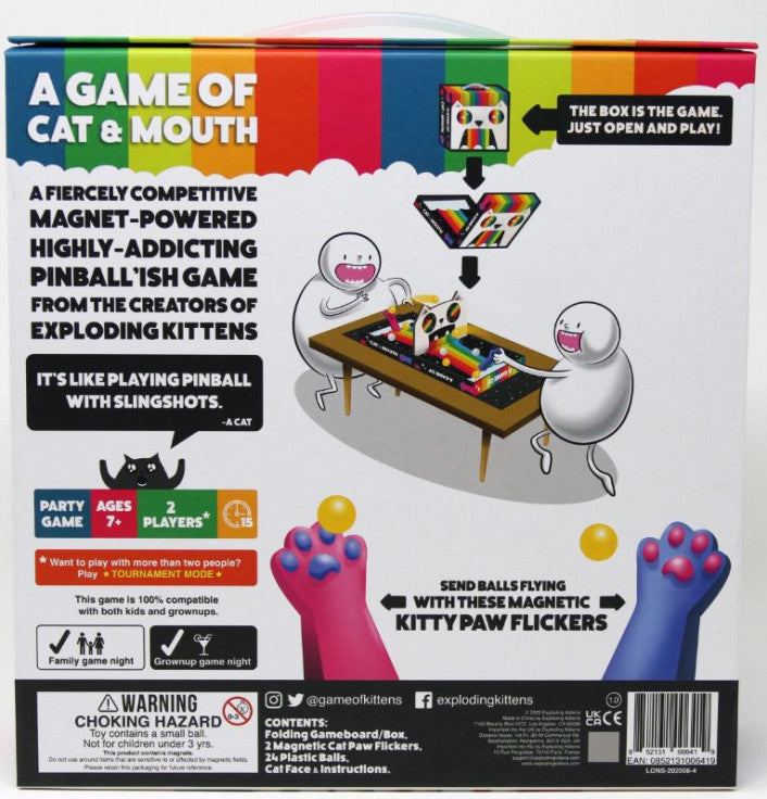 A Game of Cat & Mouth family board game on table
