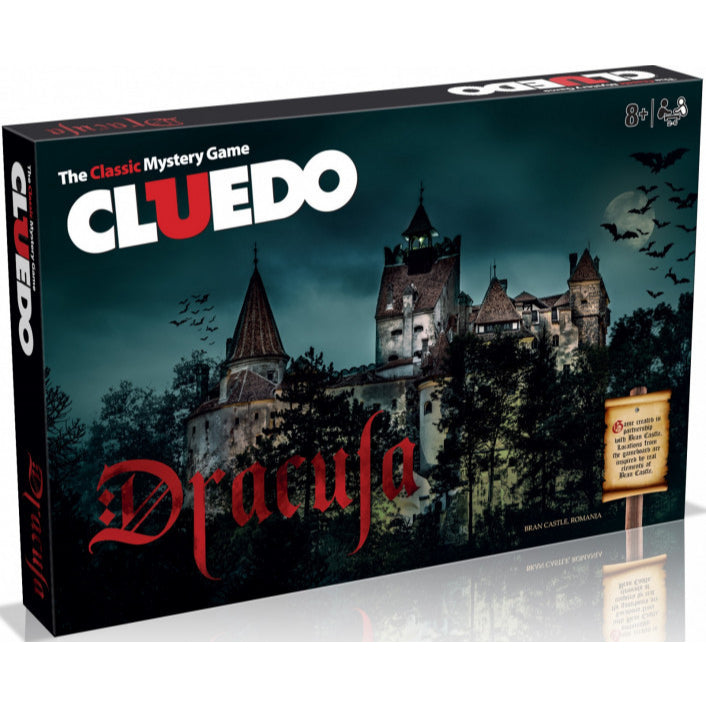 Dracula Cluedo horror murder mystery board game box