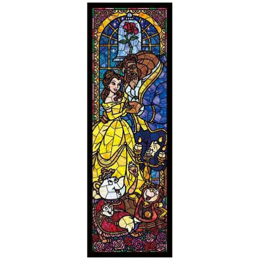 Beauty and the Beast stained glass Disney jigsaw puzzle