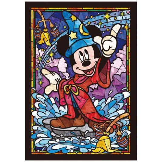 Mickey Mouse stained glass puzzle with 266 pieces