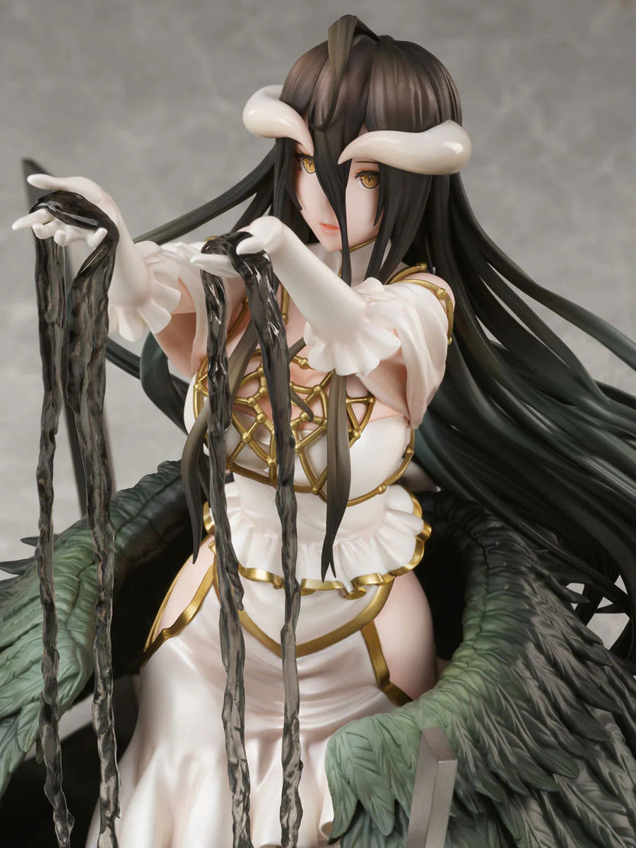 Albedo Overlord statue white dress 1/7 scale display