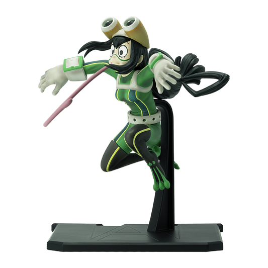 Tsuyu Asui MHA figure with interchangeable tongue parts