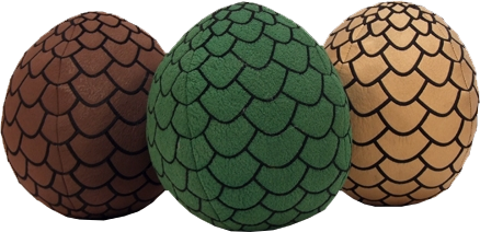 Game of Thrones - Plush Dragon Egg (Brown - Drogon)