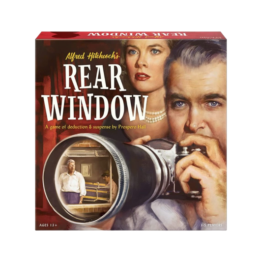 Rear Window board game Alfred Hitchcock murder mystery