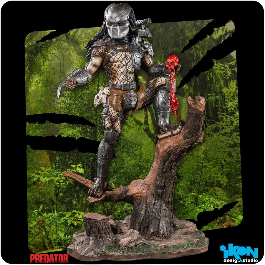 Predator 1:6 scale statue collectible with alternate head