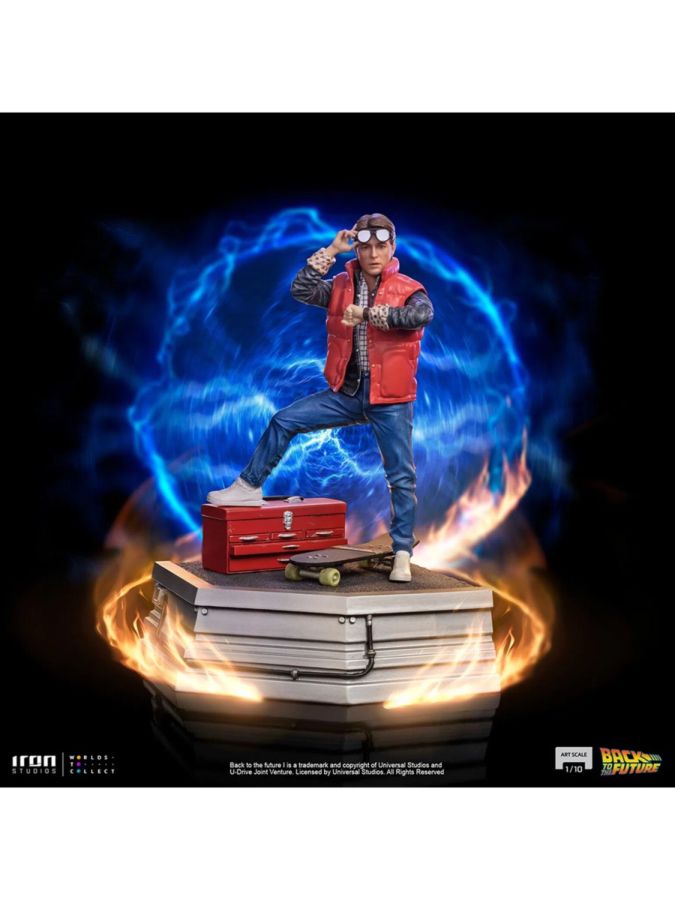 Marty McFly Iron Studios Back to the Future statue