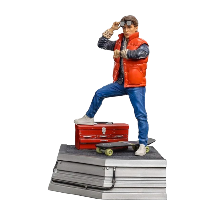 Marty McFly Iron Studios Back to the Future statue