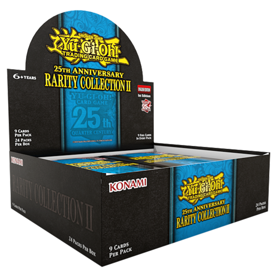 yu gi oh 25th anniversary booster box product display