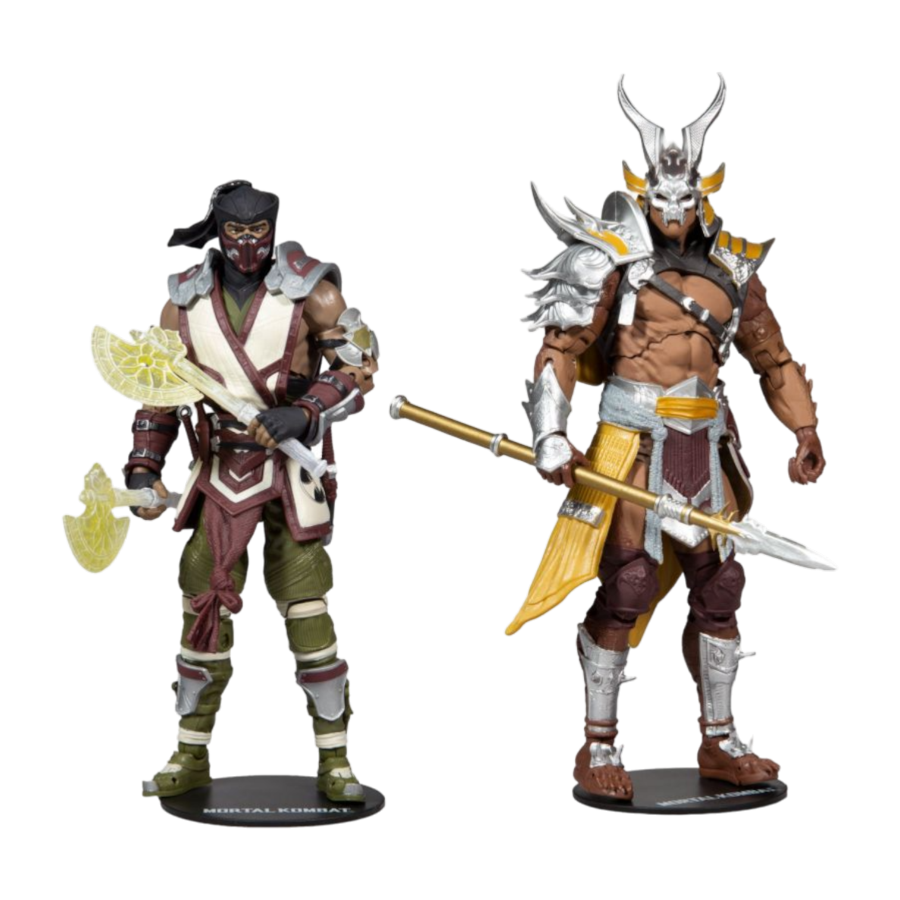 Mortal Kombat Sub-Zero Shao Kahn action figure 2-pack