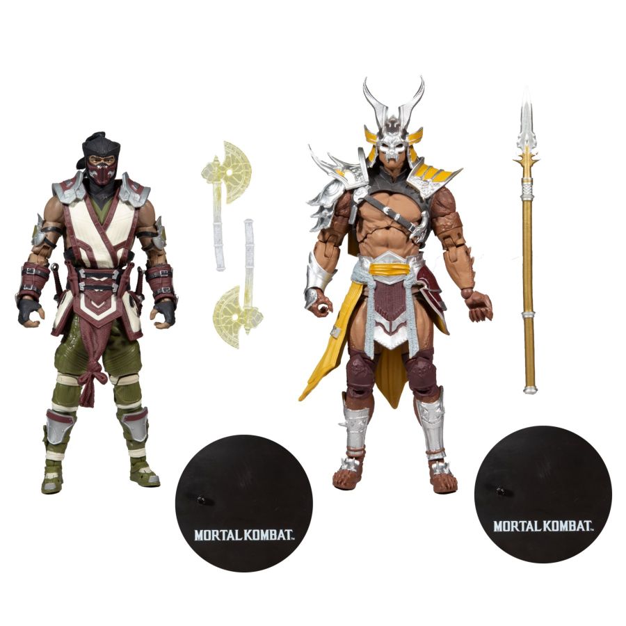 Mortal Kombat Sub-Zero Shao Kahn action figure 2-pack