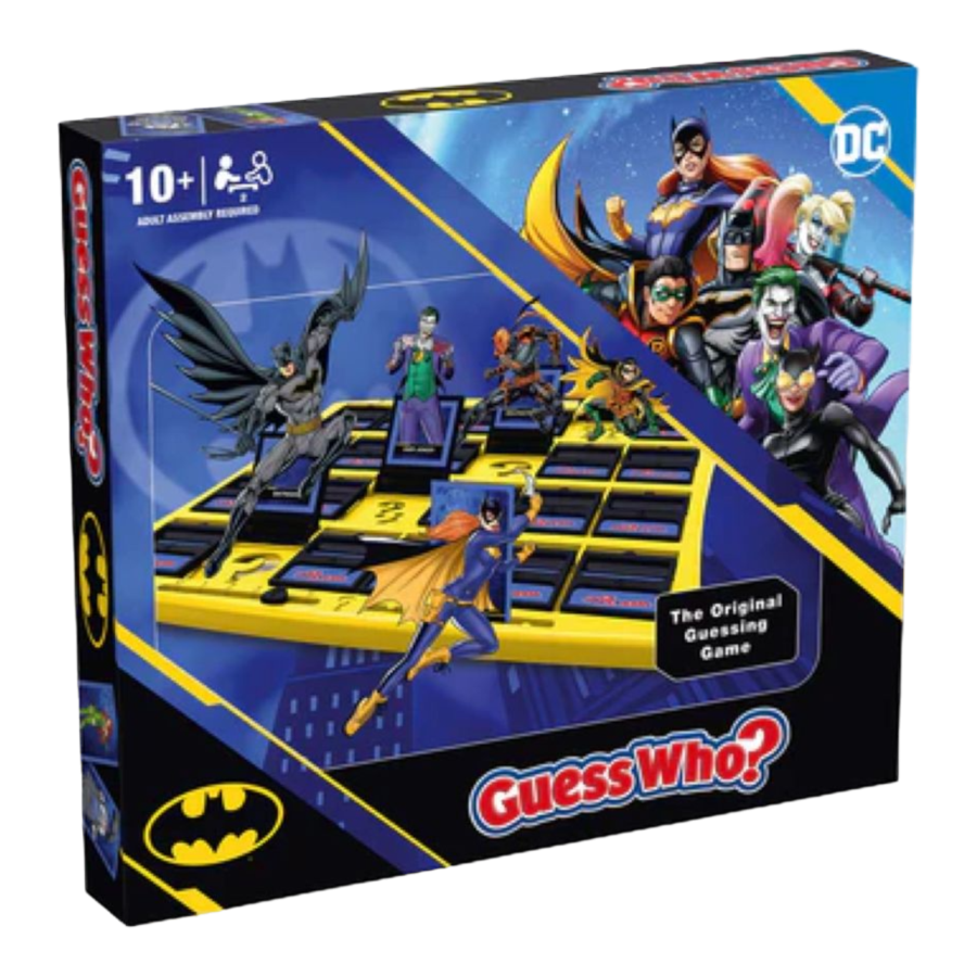 Batman board game Guess Who DC Comics edition tabletop box