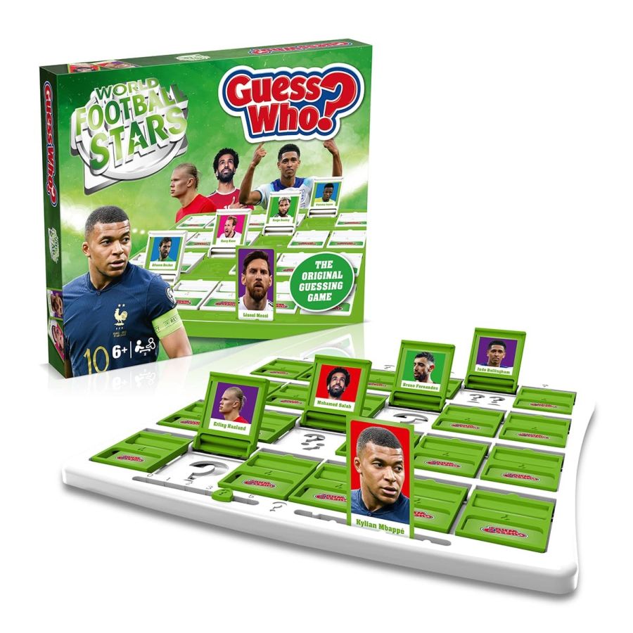 Guess Who football stars board game with 24 players