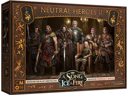 ASOIAF miniatures game neutral heroes Game of Thrones set