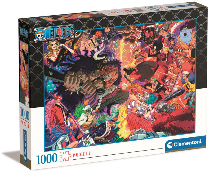 One Piece anime puzzle with 1000 pieces by Clementoni