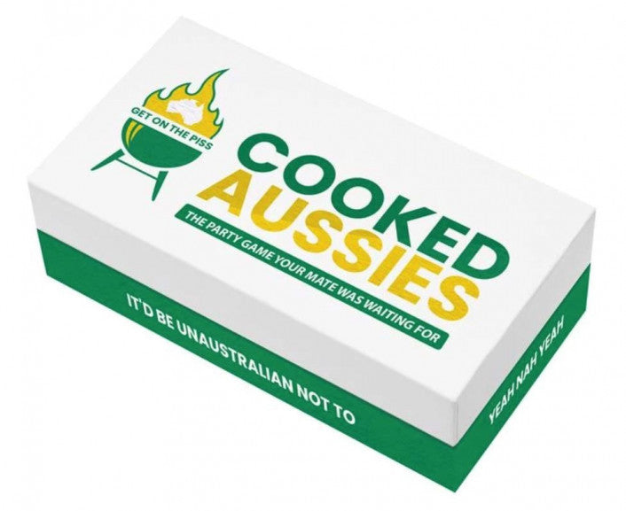 Cooked Aussies card drinking game for parties Australia