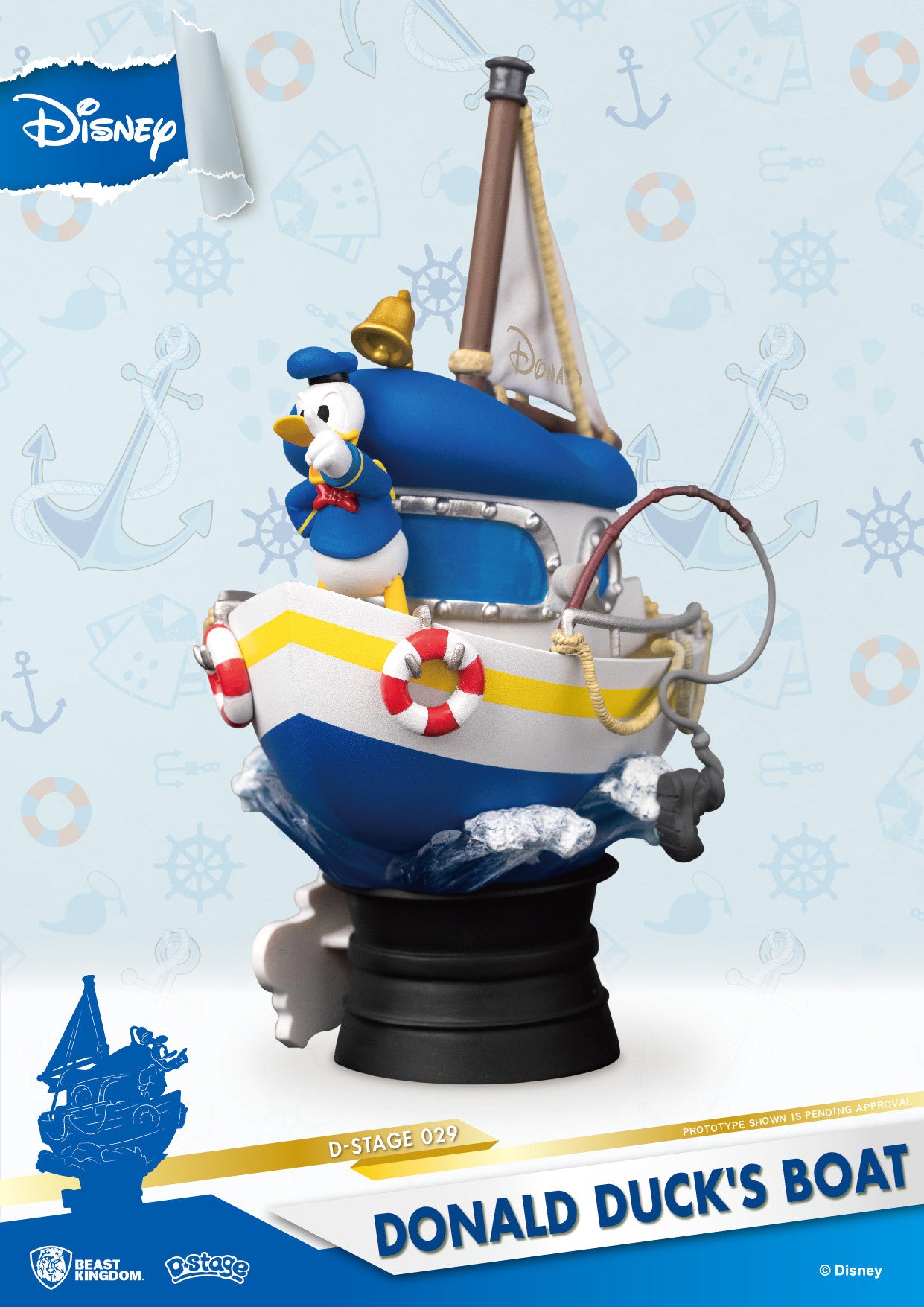 Disney Beast Kingdom D Stage - Donald Duck's Boat